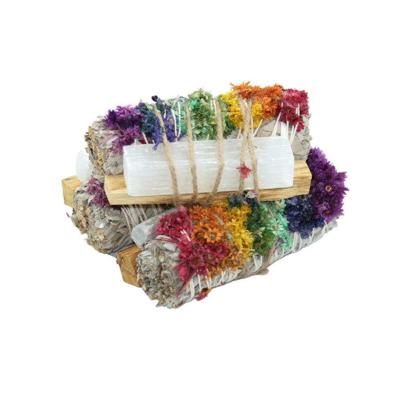 Sage Bundle Chakra with Selenite