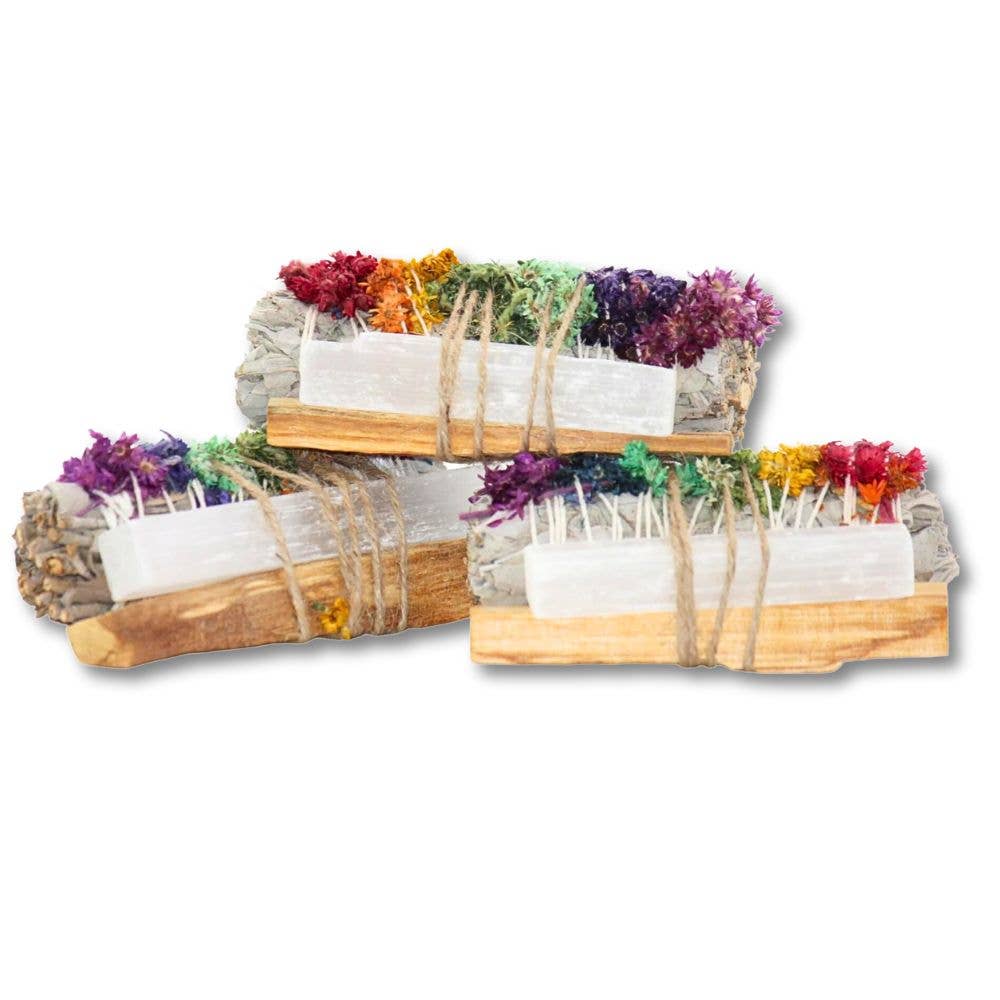 Sage Bundle Chakra with Selenite