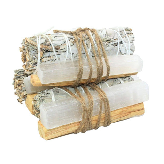 Sage Bundle Selenite Crystal