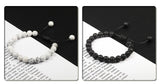 8mm Tiger Eye Stone Beads Bracelet Adjustable Braided Rope