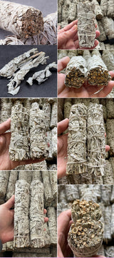 HQ White Sage Bundle And Candle California Smudge Stick