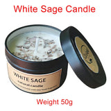HQ White Sage Bundle And Candle California Smudge Stick