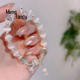 Natural Cat's Eye Butterfly Bracelet Personalized