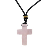 Yellow Tiger Eye 22x30mm Cross Shaped Gemstone Pendant
