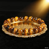 Yellow Tiger Eye and Glass Products Bringing Good Fortune and Wealth