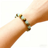 European American Tiger Eye Raw Stone Bracelet Natural Crystal Women's Fashion Handmade Beaded Jewelry Gift For Girlfriends