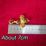 Tigers Eye Cross Pendant Necklace Fashion Vintage