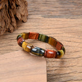 Natural Tiger Eye Beads Bracelets Yoga Bracelet for Men Women
