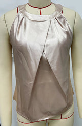 Summer High End Satin Tank Shirt