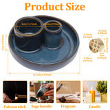 Incense Burner Ceramic Palo Santo Sticks Holder