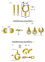 Rectangular Tiger's Eye Stones Ear Buckle Evil Eye Elegant Jewelry