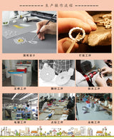 European American Tiger Eye Raw Stone Bracelet Natural Crystal Women's Fashion Handmade Beaded Jewelry Gift For Girlfriends