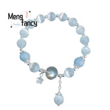 Natural Cat's Eye Butterfly Bracelet Personalized
