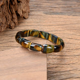 Natural Tiger Eye Beads Bracelets Yoga Bracelet for Men Women