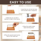 Palo Santo Holder Wood Burner for Yoga Meditation