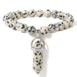 Natural Tiger Eye Stone Bracelet Hexagonal Column Pendant Bracelet Men Agates Crystal Charm Bracelets Women Reiki Yoga Jewelry