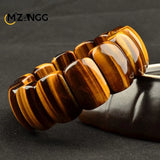 Natural Gold Tiger Eye Stone Hand Row Hand-carved Exquisite Luxury Tiger Eye Stone Amulet Bracelet Men and Women Holiday Gift