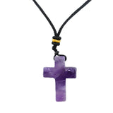 Yellow Tiger Eye 22x30mm Cross Shaped Gemstone Pendant