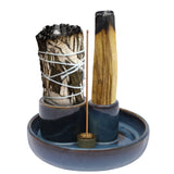 Incense Burner Ceramic Palo Santo Sticks Holder