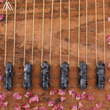 Healing Crystal Quartz Double Point Terminated Pendant Necklace For Women Citrines Amethysts Quartz Boho Necklace Gift For Her