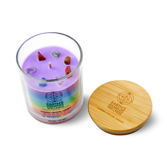 Crystal Candle 7 Chakra